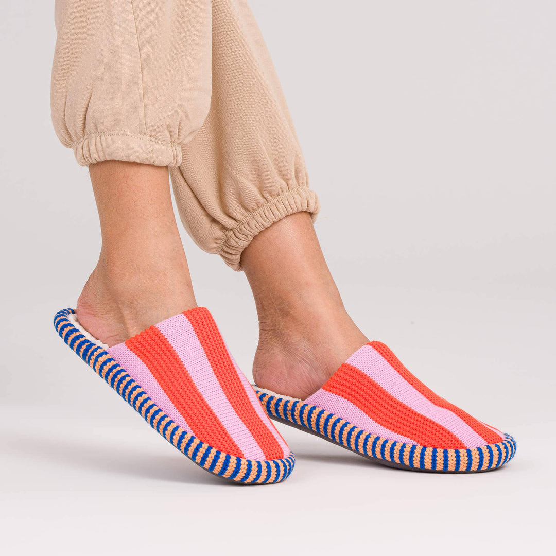 Super Stripe Slide Slippers VRSLP