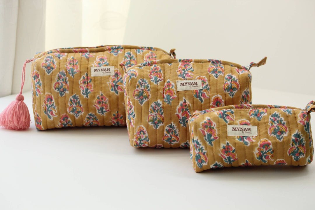 Henna motif print travel/makeup/organizer/wet bag MH875