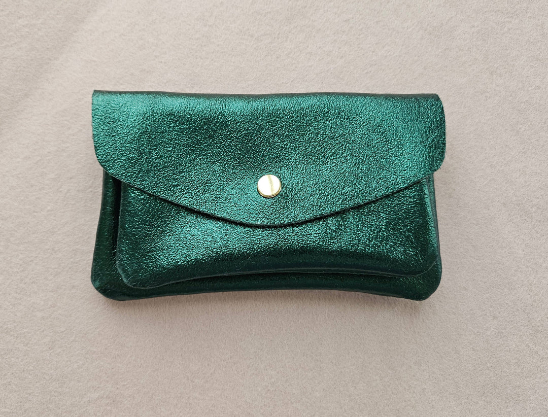 Kangaroo double pocket cowhide leather wallet: Ciel RM28