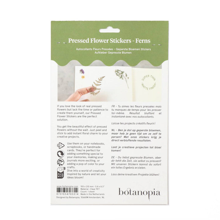 Pressed Flowers Sticker Sheet