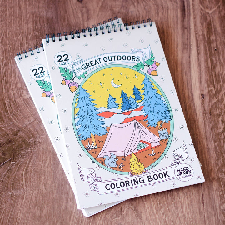 Outdoor Adventure Premium Coloring Book AT22