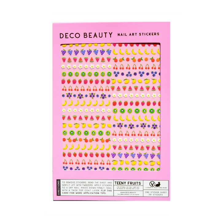 Nail Art Stickers - TEENY FRUITS
