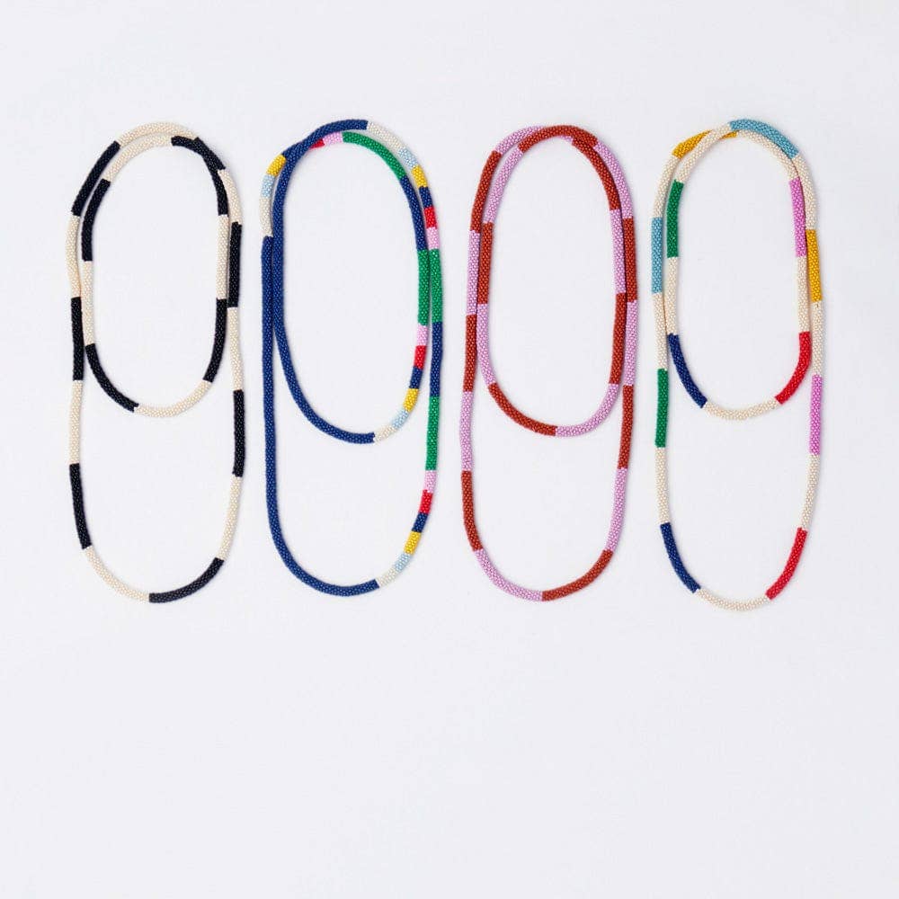Allie Seed Bead Long Necklace Multi