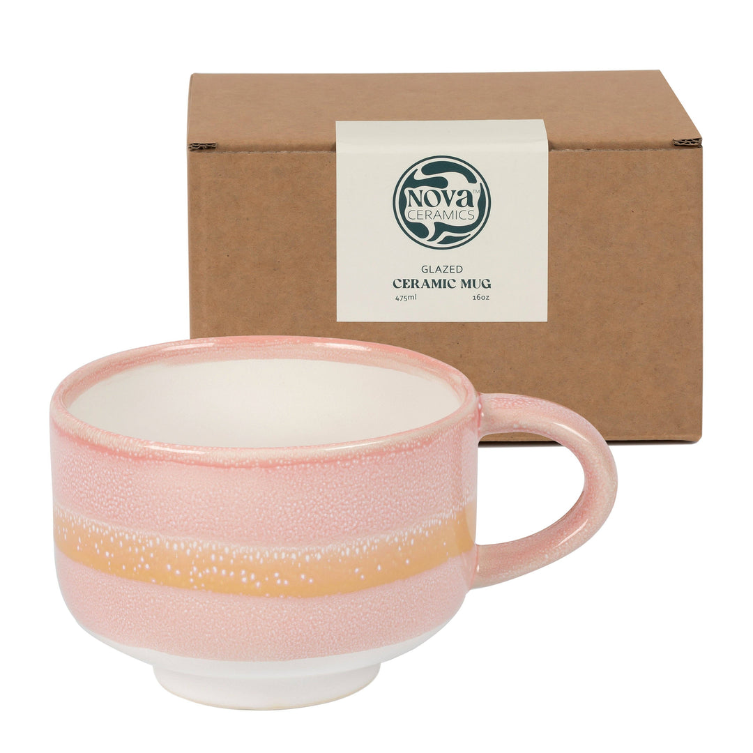 Afterglow Handmade Ceramic Mug 16oz | Stoneware Coffee Mug NV51