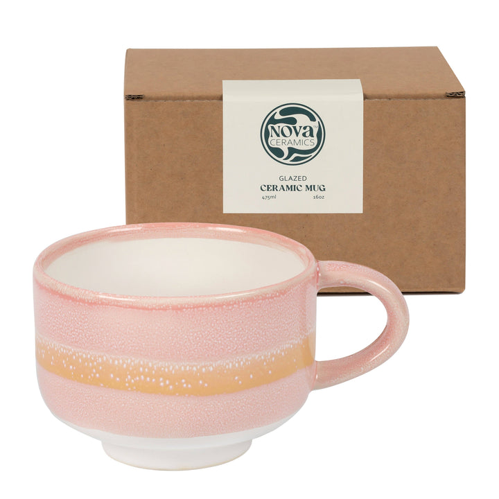 Afterglow Handmade Ceramic Mug 16oz | Stoneware Coffee Mug NV51