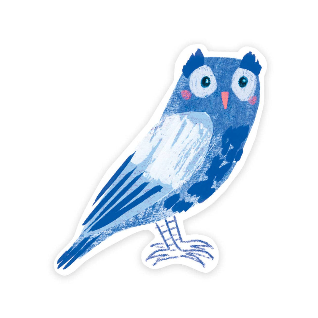 Blue Owl | Bird Vinyl Sticker BM