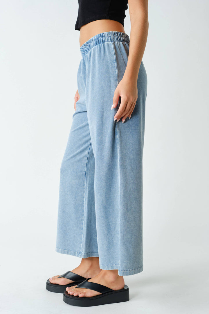 Daydrift Stretch-Denim Knit Pants MN6