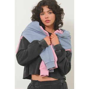 Cropped Crewneck Sweatshirt HYF11