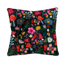 Load image into Gallery viewer, Floral Mushroom Microwave Bowl Cozy