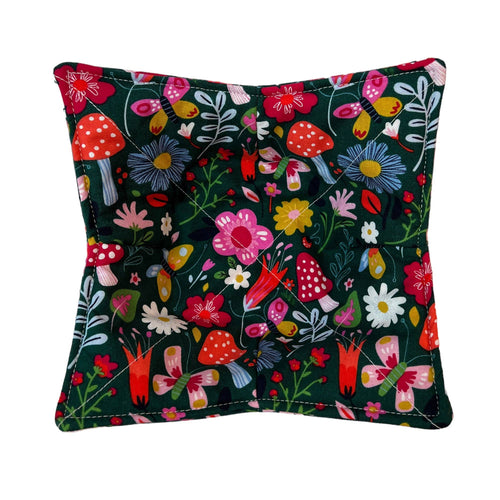 Floral Mushroom Microwave Bowl Cozy