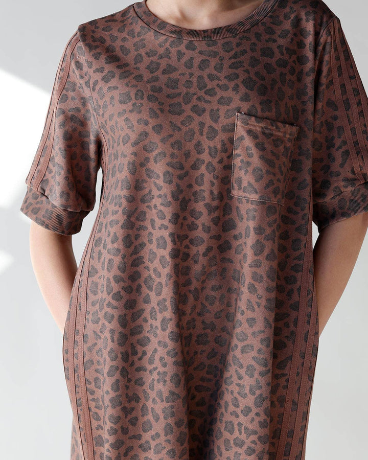 HIP WILD THING LEOPARD TRACK DRESS HE34