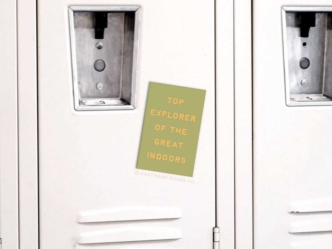 Top Explorer of the Great Indoors Refrigerator Magnet