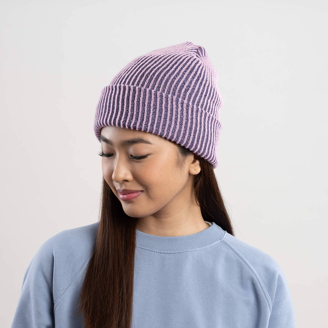 Simple Rib Knit Beanie