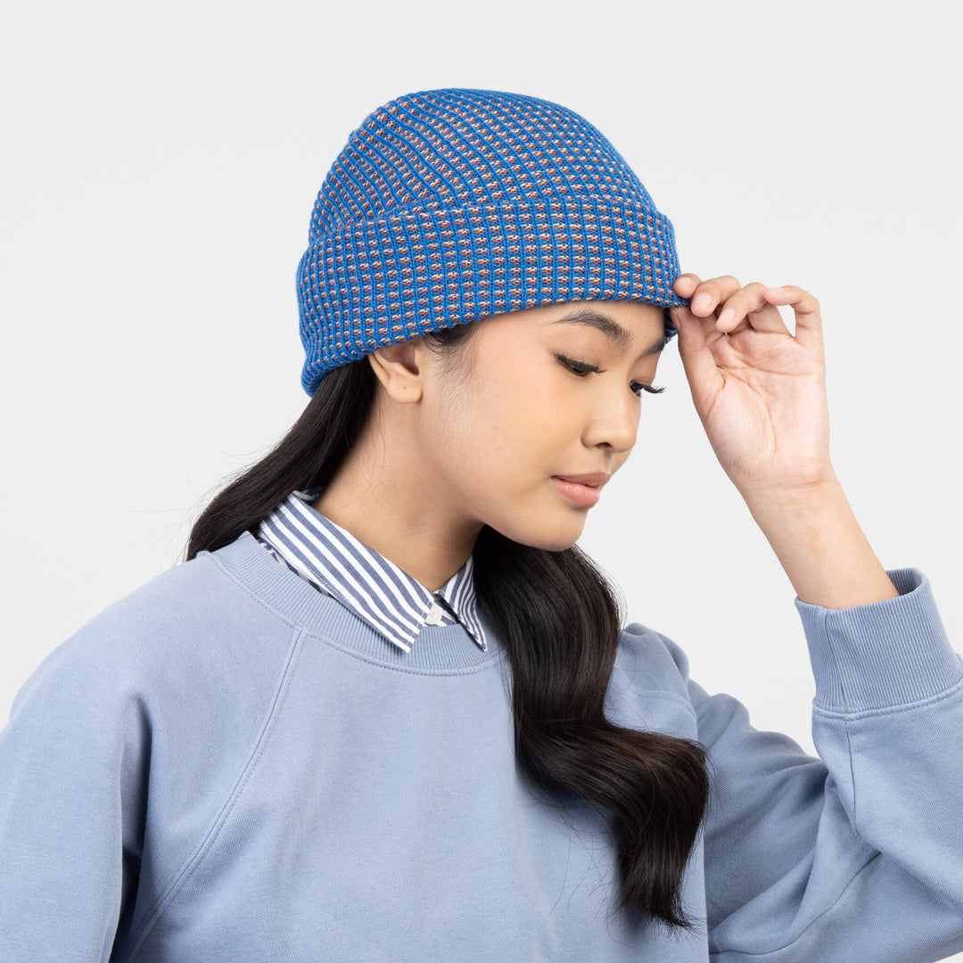 Simple Grid Knit Beanie VR826