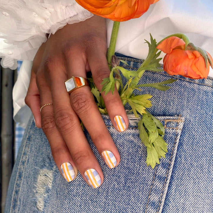 The Gingham Grove Nail Wrap Kit