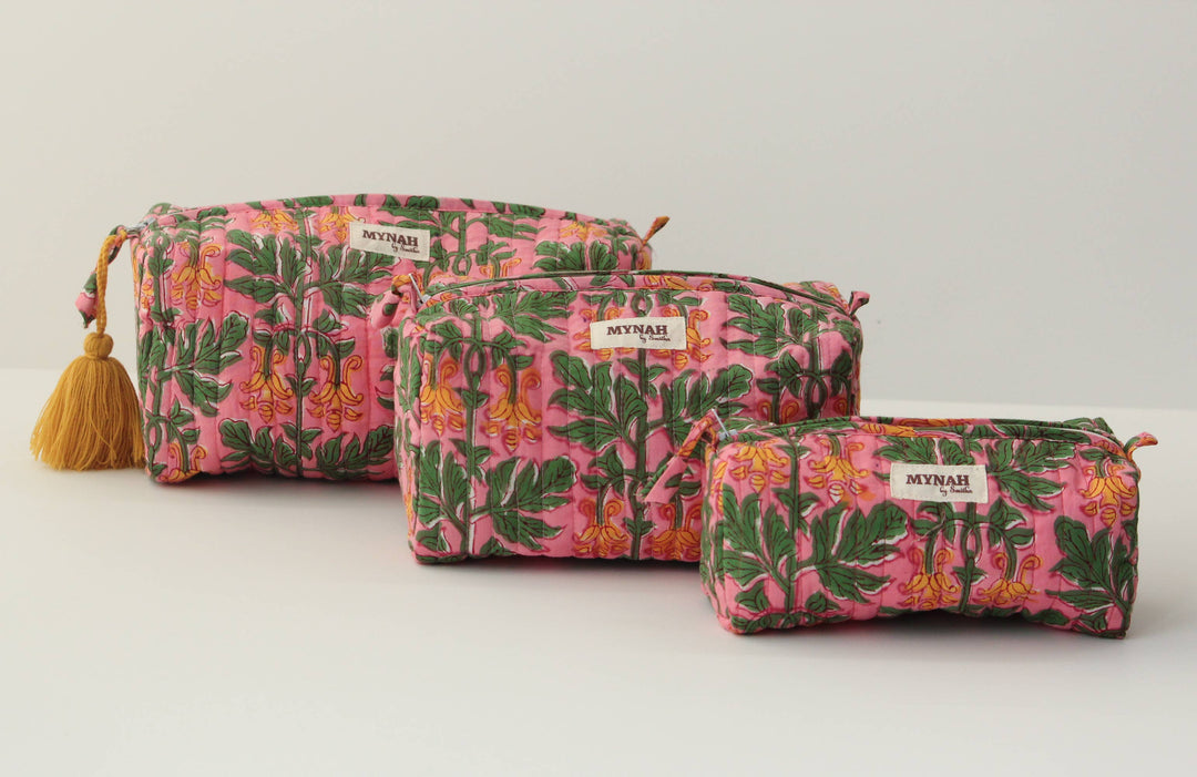 Bubblegum forest print travel/make up/organizer/bag MH878
