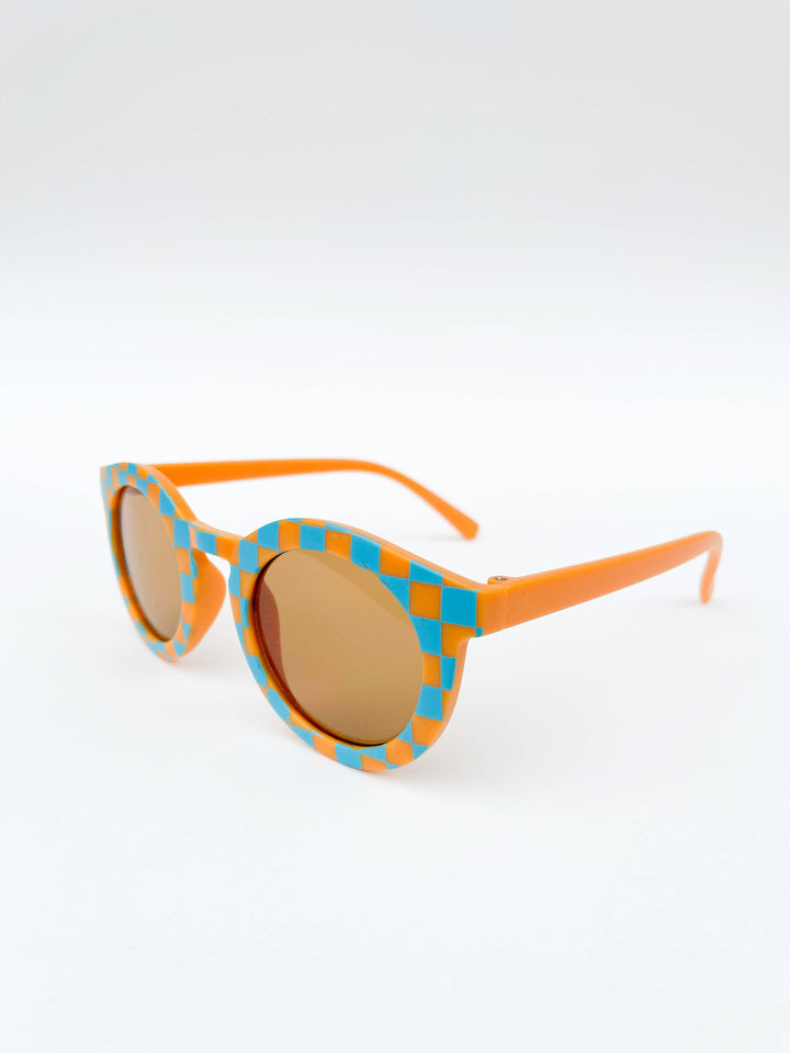 Check Me Out Orange &amp; Blue  Kids Toddler Sunglasses