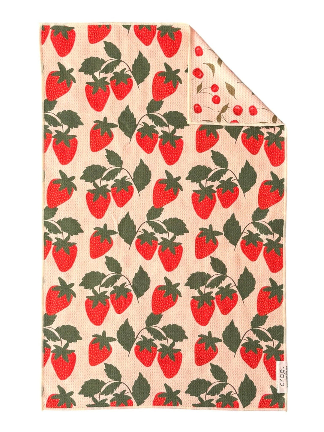 Berries &amp; Cherries: Reversible Hand Towel
