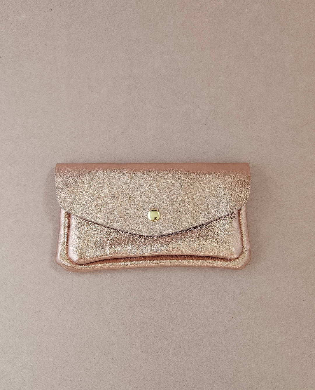 Kangaroo double pocket leather wallet Sky RM37
