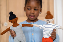 Load image into Gallery viewer, Cotton Knit Doll: Buddy Aqua