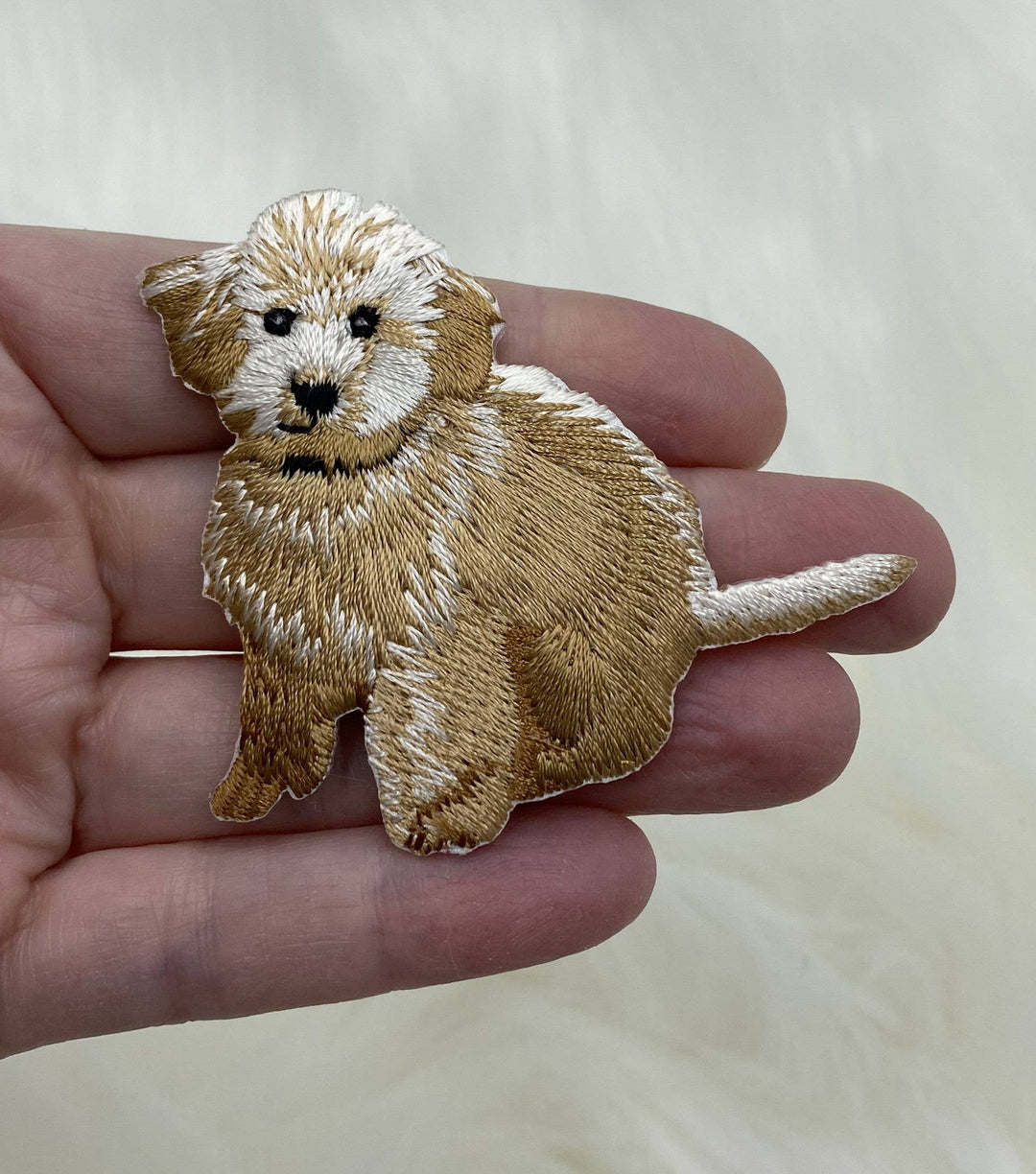 Golden Doodle, Dogs, Pets, Puppy, Iron on Patch IR