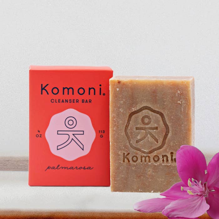Palmarosa FACE &amp; BODY CLEANSER BAR (VEGAN)