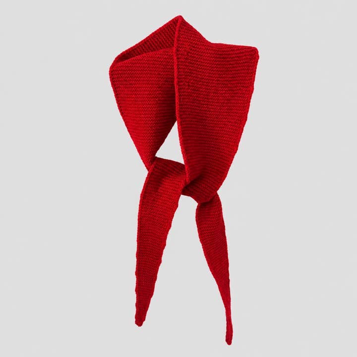 Knitted Triangular Scarf DAY54