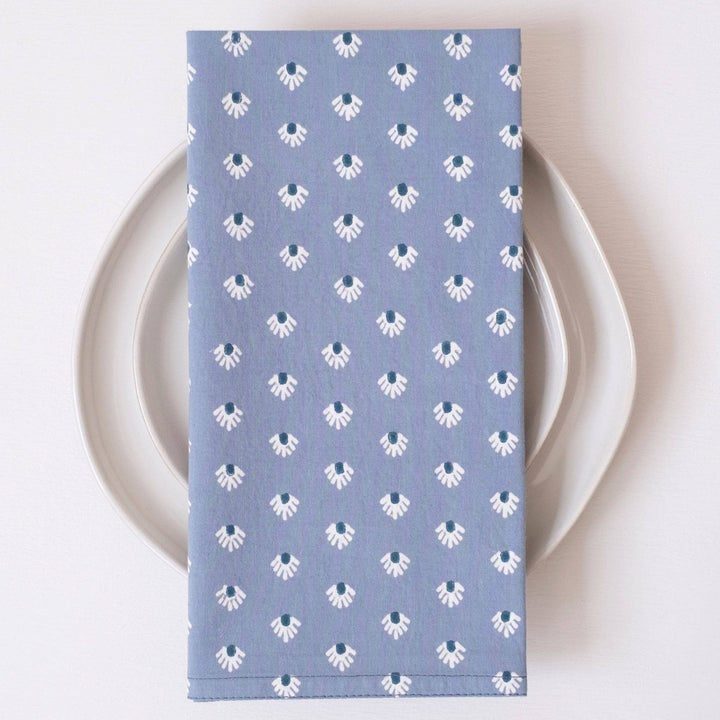 Aja Cloud Block Printed Napkins - set of 4 GM19