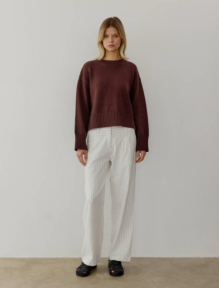 The Asher Sweater | Oversized Cropped Sweater TM24