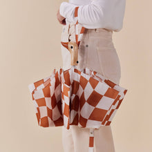 Load image into Gallery viewer, Peanut Butter Checkers Eco-Friendly Duckhead Umbrella