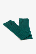 Load image into Gallery viewer, Merino Wool Fingerless Gloves - Alpine Fern