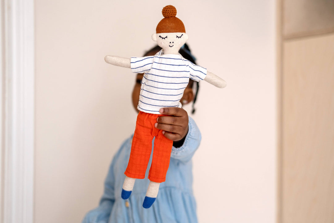 Cotton Knit Doll: Buddy Red