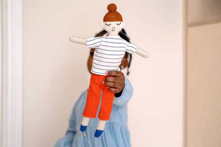 Cotton Knit Doll: Buddy Red
