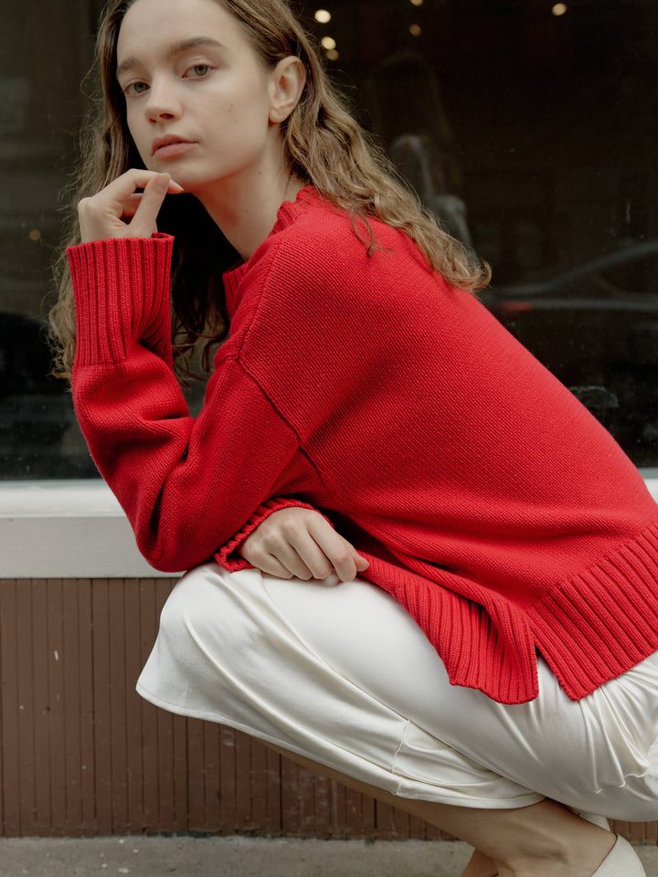 The Asher Sweater | Oversized Cropped Sweater TM24