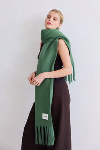 The Stockholm Scarf - 100% Recycled - Forest Fern