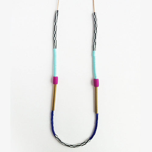 Colour Block Necklace LA05