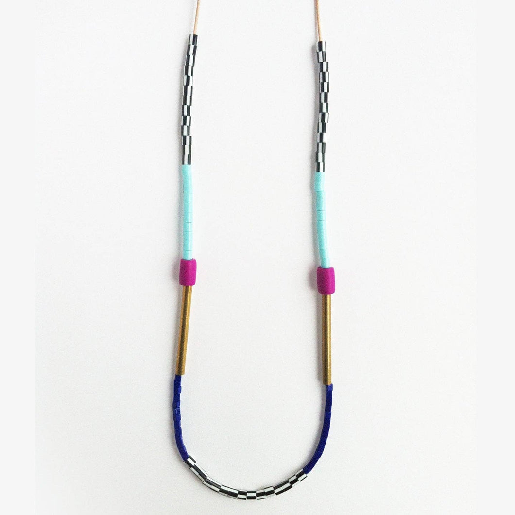 Colour Block Necklace LA05
