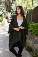 Load image into Gallery viewer, Cozy Chunky Ribbed Knit Pocket Ruana