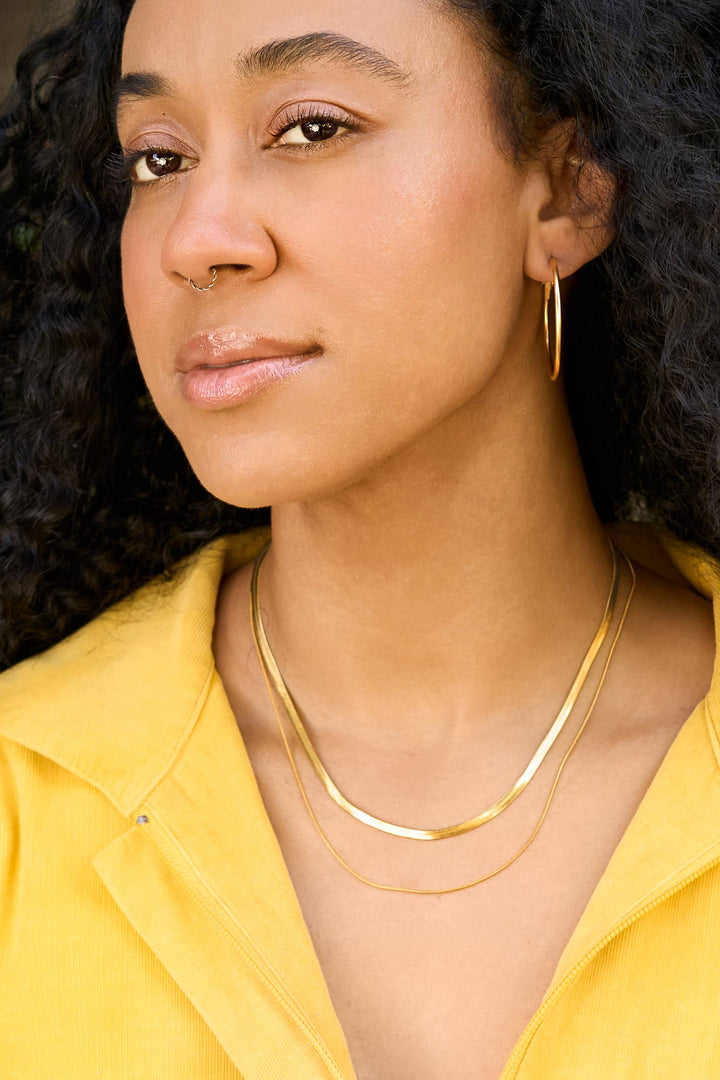 Layered Zoe Necklace - 18K Gold Plated PJ376