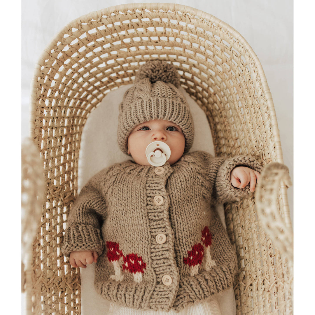 Mushroom Pebble Cardigan Sweater Baby &amp; Toddler