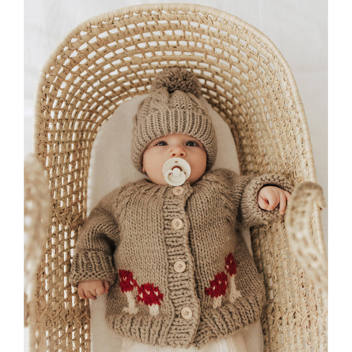 Mushroom Pebble Cardigan Sweater Baby &amp; Toddler