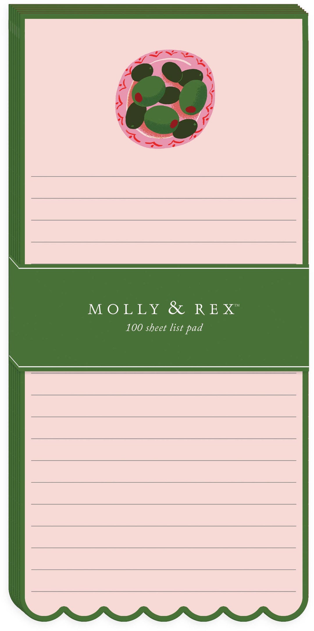 Mediterranea Olives Magnetic List Pad