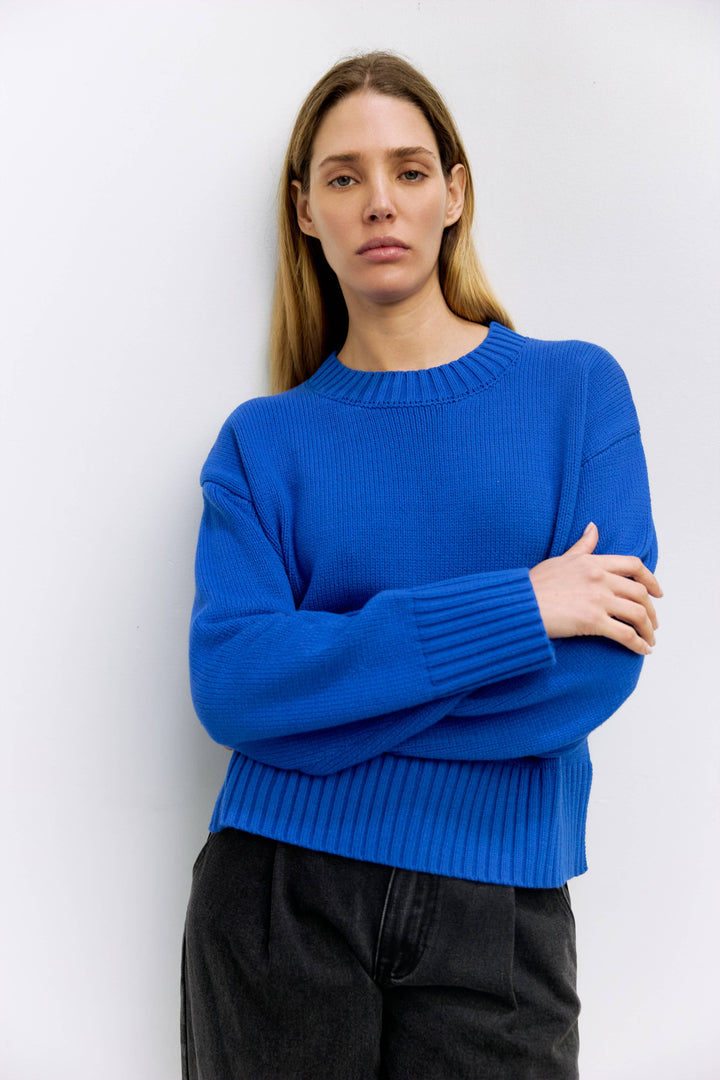 The Asher Sweater | Oversized Cropped Sweater TM24