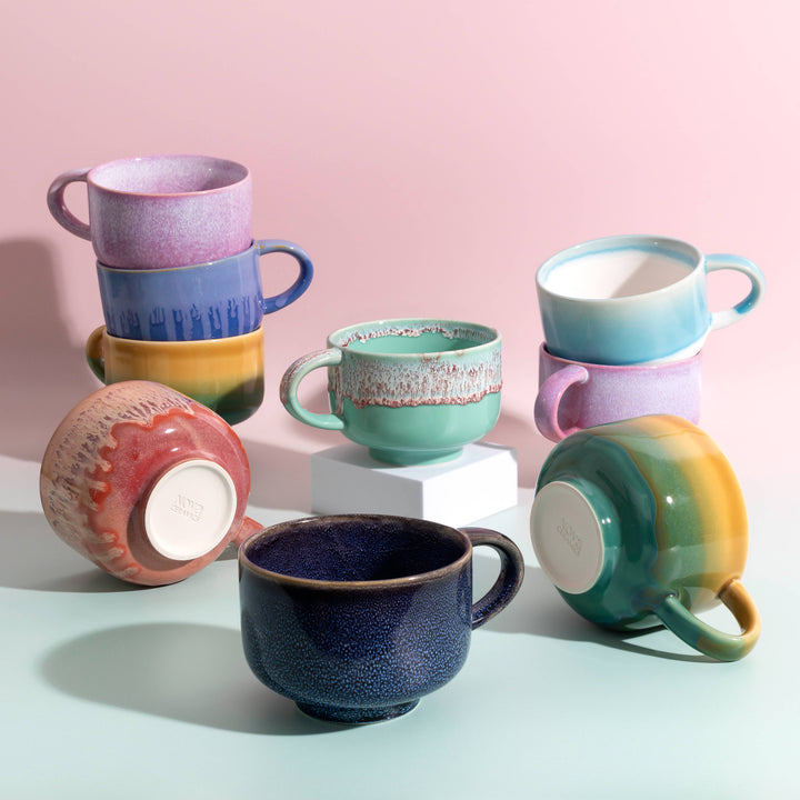Abyss Handmade Ceramic Mug 16oz | Stoneware Coffee Mug NV55