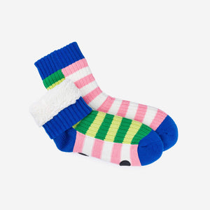 Super Stripe Knit House Socks VR521
