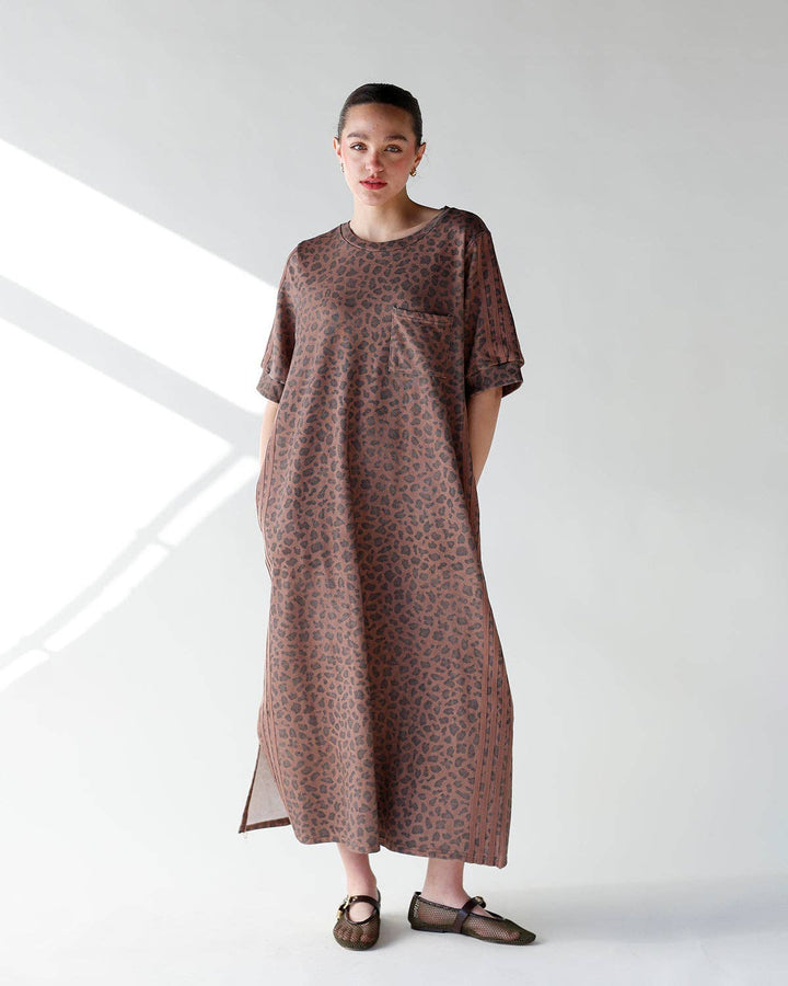 HIP WILD THING LEOPARD TRACK DRESS HE34