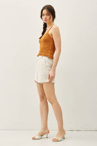 CROCHET KNIT TANK