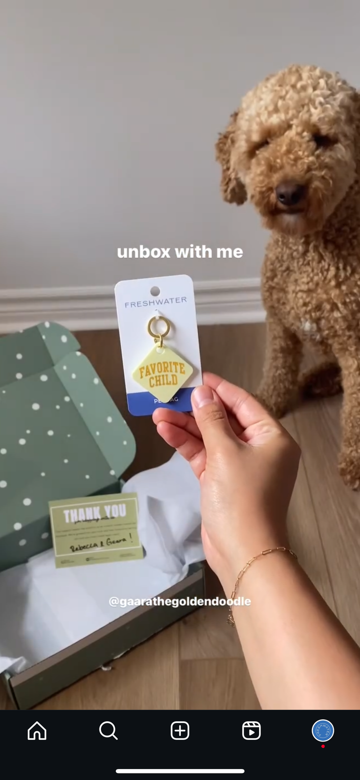 Favorite Child Pet Tag