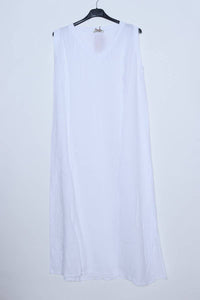 Sleeveless Short Dresses in 100% Linen REF. 10090