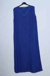 Sleeveless Short Dresses in 100% Linen REF. 10090